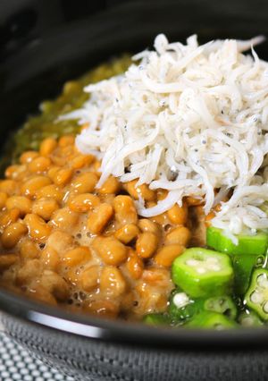 ヘルシーランチに♪栄養満点！ねばねば丼-レシピのメイン写真