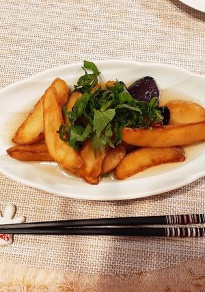 余り物フライドポテトでさっぱり揚げ浸し-レシピのメイン写真