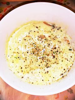 お茶漬けのたっぷりチーズリゾット-レシピのメイン写真