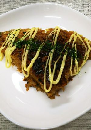 お蕎麦のモチモチお好み焼-レシピのメイン写真