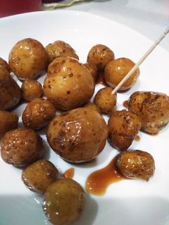 揚げミニ新じゃがコロコロ甘辛煮ころがし-レシピのメイン写真