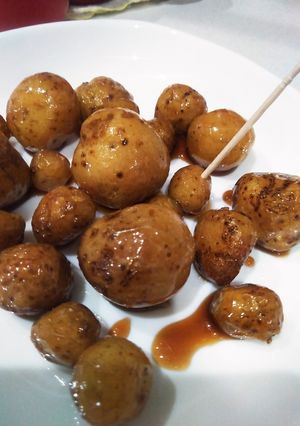 揚げミニ新じゃがコロコロ甘辛煮ころがし-レシピのメイン写真