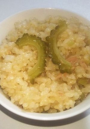 冷凍ゴーヤーとプチトマトで炊き込みご飯♡-レシピのメイン写真