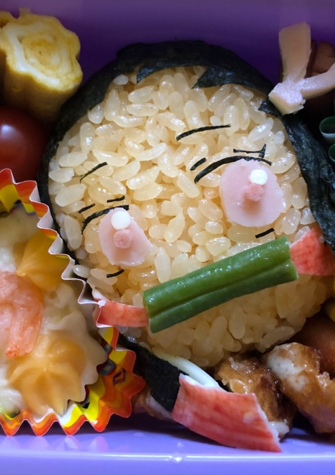 鬼滅の刃 禰豆子(ねずこ)のキャラ弁-レシピのメイン写真