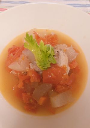チキンと冬瓜のトマト煮込み-レシピのメイン写真