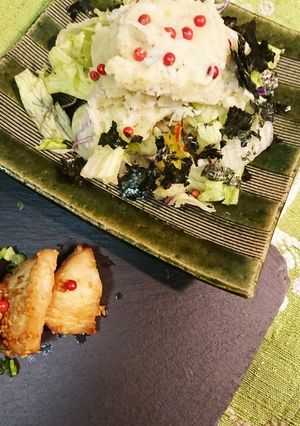しらすわさび風味のゴマドレポテサラ-レシピのメイン写真