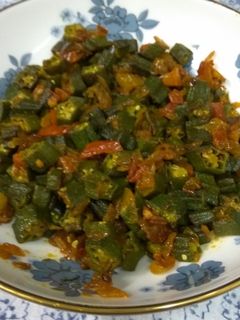オクラとインドスパイスの炒め物-レシピのメイン写真