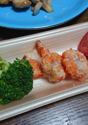 簡単☺️海老フリッターサラダ-レシピのメイン写真