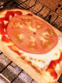 輪切りトマトのトースト♡-レシピのメイン写真