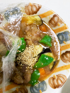 全てレンジ豚こま団子大根なす回鍋肉風-レシピのメイン写真