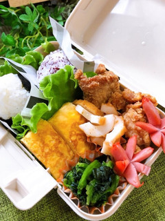 中3女子弁当♪夏期講習頑張ってねー♡-レシピのメイン写真