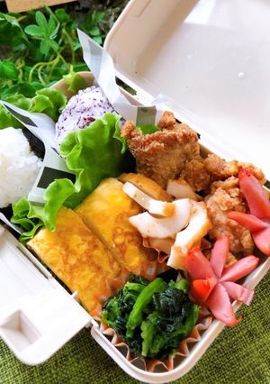 中3女子弁当♪夏期講習頑張ってねー♡-レシピのメイン写真