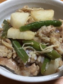 豚肉と長いものバタポン炒め-レシピのメイン写真