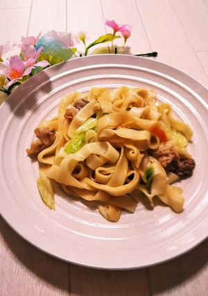 お袋の味☆塩バター焼うどん☆-レシピのメイン写真