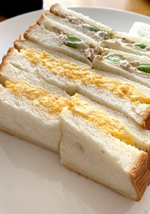 忙しい朝に!簡単炒り卵のたまごサンド-レシピのメイン写真
