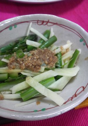 アスパラのシャキシャキ胡麻和え-レシピのメイン写真