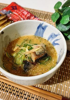 簡単♪いわしの佃煮で冷や汁風-レシピのメイン写真
