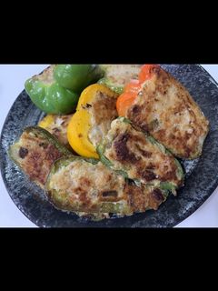 パプリカピーマン肉詰め-レシピのメイン写真