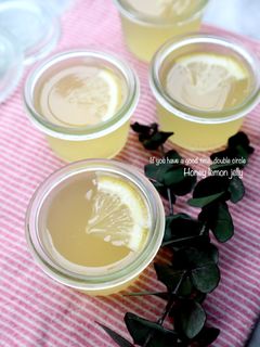 はちみつレモンゼリー-レシピのメイン写真