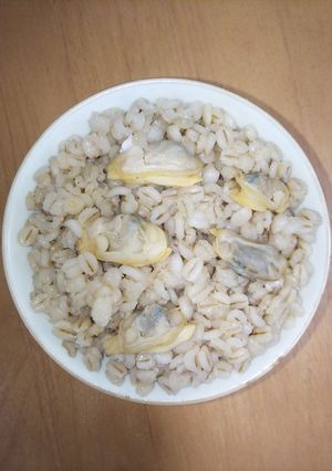 100%押し麦のあさり麦飯-レシピのメイン写真