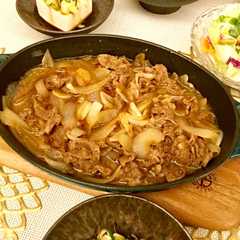 รูปของ 《すき焼きのたれレシピ》牛皿／牛丼♡