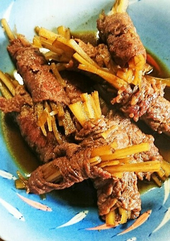 ほっとけばできる肉巻きごぼう-レシピのメイン写真