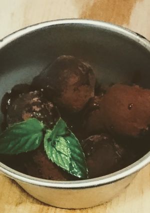 酵母がたくさんいるトリュフミントショコラ-レシピのメイン写真