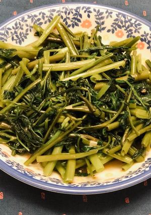 我が家の定番中華料理！空芯菜炒め-レシピのメイン写真