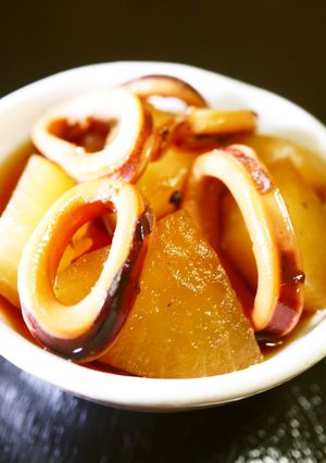 いかと大根の煮物。（電気圧力鍋10分）-レシピのメイン写真