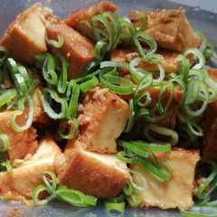 รูปของ 肉味噌みたいな厚揚げ #焼き肉のたれ