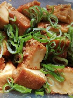 肉味噌みたいな厚揚げ #焼き肉のたれ-レシピのメイン写真