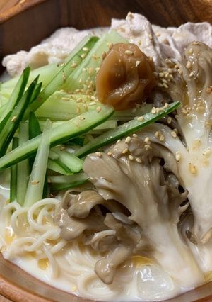 豚しゃぶ豆乳麺-レシピのメイン写真
