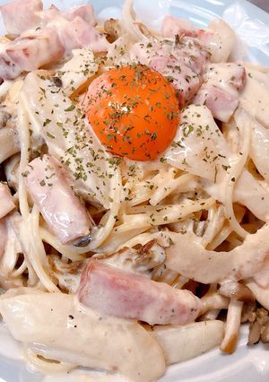 濃厚カルボナーラ-レシピのメイン写真