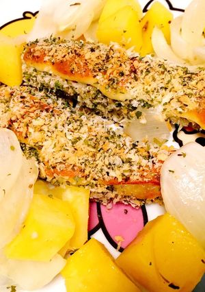 生秋鮭のパン粉焼き-レシピのメイン写真