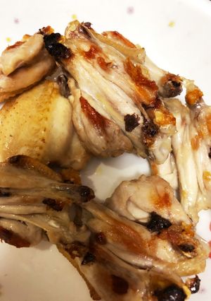 ラクックで鳥手羽中を焼く-レシピのメイン写真