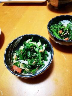 ほうれん草とカニかまの和え物-レシピのメイン写真