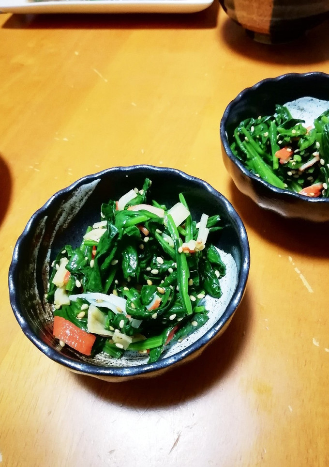 ほうれん草とカニかまの和え物-レシピのメイン写真