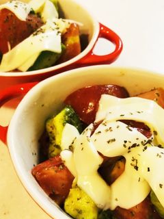 レンジで★トマトとアボカドのホットサラダ-レシピのメイン写真
