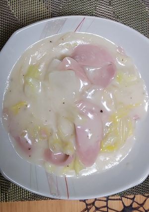 白菜のクリーム煮-レシピのメイン写真