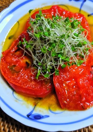 トマトのバターソテー-レシピのメイン写真