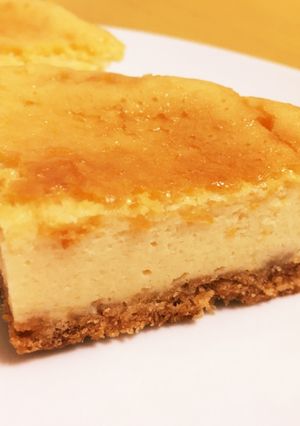 ベイクなのにレア⁈な濃厚チーズケーキ-レシピのメイン写真