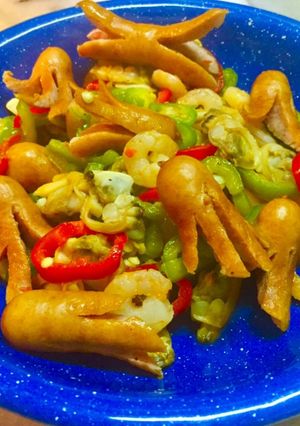 No2287タコカニエビアサリピーマン-レシピのメイン写真
