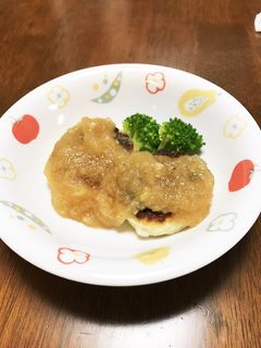 おろしあんかけソースの豆腐ハンバーグ-レシピのメイン写真