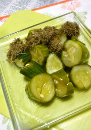 きゅうりの昆布酢漬けのタパス-レシピのメイン写真