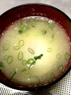 レンジで簡単卵の味噌汁-レシピのメイン写真