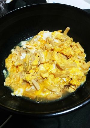 高野豆腐の卵とじ丼-レシピのメイン写真