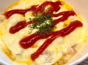 レンジで簡単！とろけるカレーオムライス-レシピのメイン写真