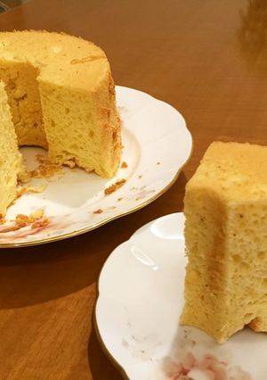 ふっわふわ♪シフォンケーキ-レシピのメイン写真