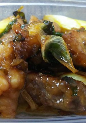 簡単中華・牛ステーキ肉の葱塩炒め-レシピのメイン写真