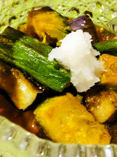 ♪今旬の野菜❗️茄子オクラかぼちゃ煮浸し-レシピのメイン写真